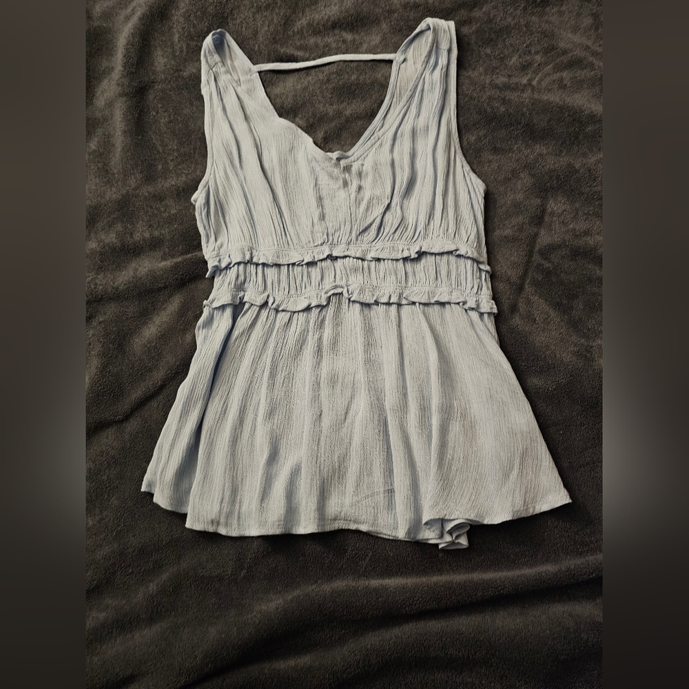 Maurices Baby Blue Tank top size Medium